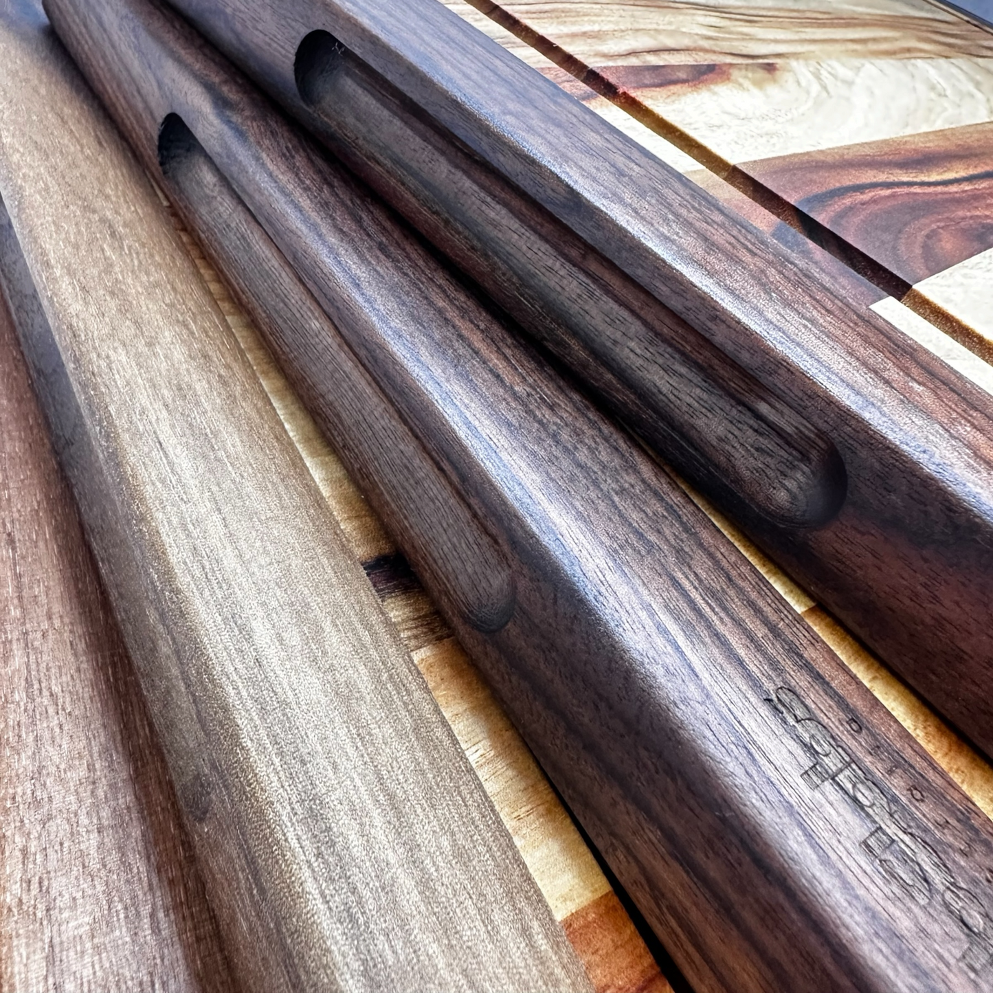Wooden Brisket Board with Juice Groove & Handles