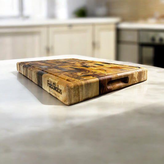 Wooden Premium End Grain Butcher's Block - Large