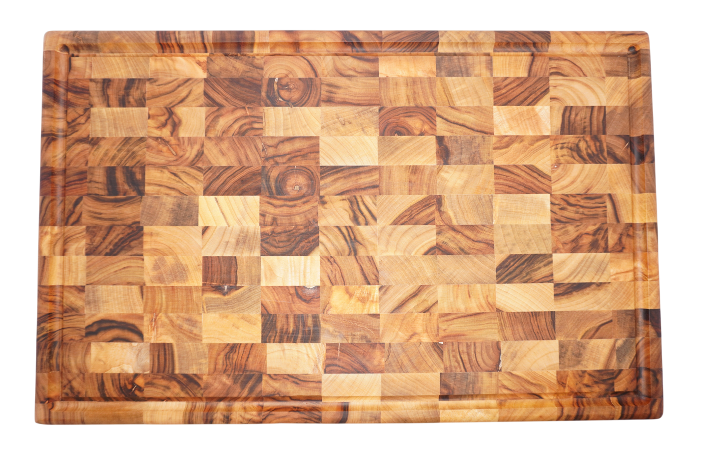 Wooden Premium End Grain Butcher's Block - Large