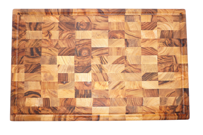 Wooden Premium End Grain Butcher's Block - Large