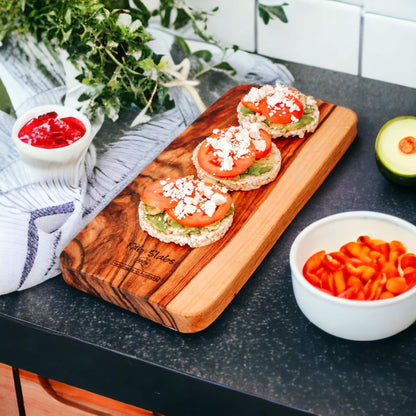 Small Wooden Cutting Board - Square Edge