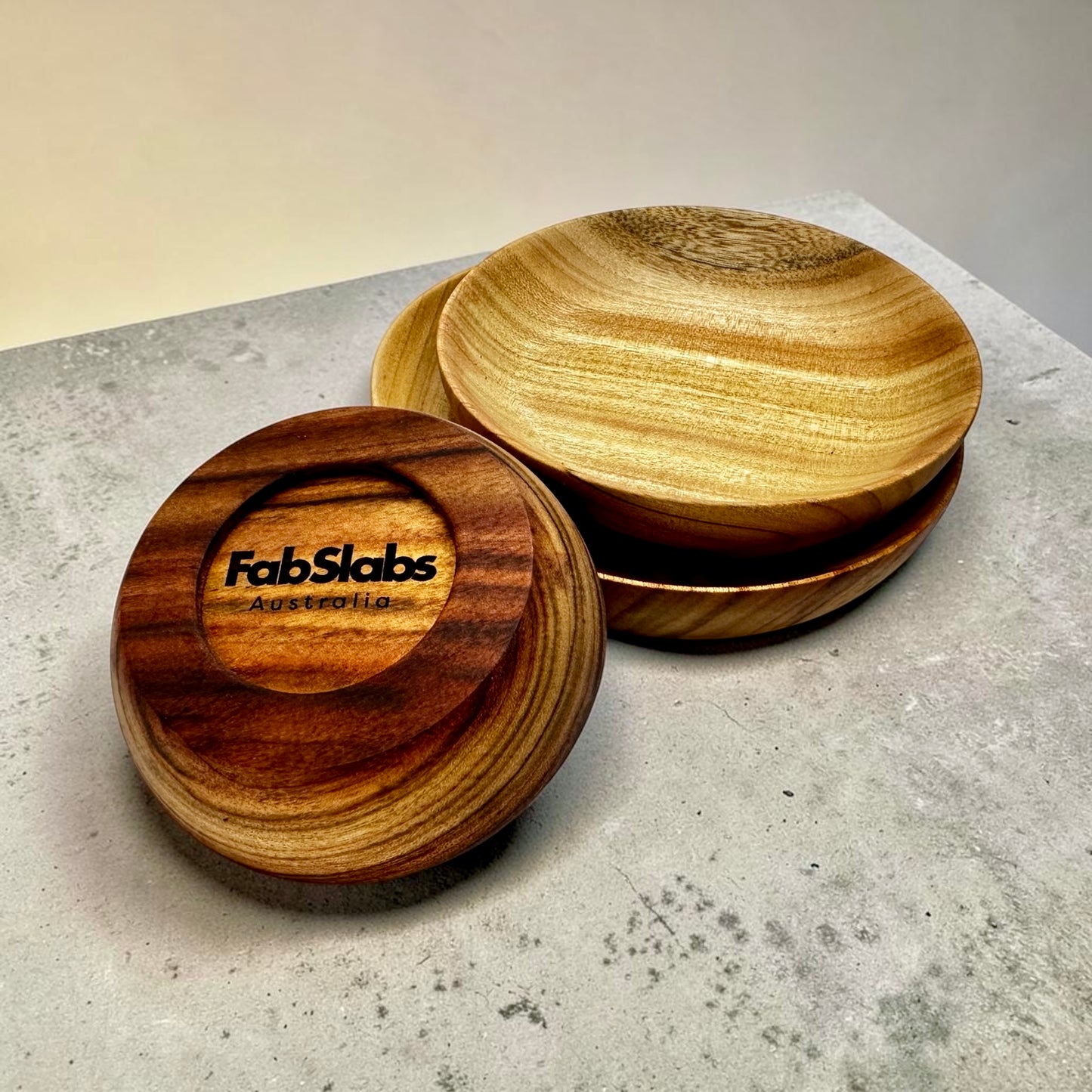 Wooden Nesting Bowls - Set of 3