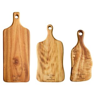 3 Piece Paddle Gift Pack Cutting Boards